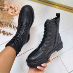 BRAIDED BOOT A-936 BLACK