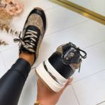 LA STRADA SNEAKER 2404318-1001 BLACK/BEIGE