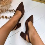 BEAUTY HEEL L-63 BROWN