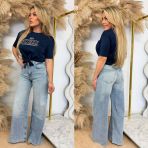 GUESS MARTINA KNOOP TEE V6RI14I3Z14 G7R1 NAVY