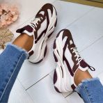 STEVE MADDEN POSSESSION-E SNEAKER 4652 WHITE SEPIA/LACQ