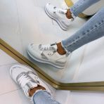 FASHION ZIP SNEAKER YY117 WHITE