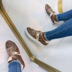 GUESS LOGO SNEAKER FLFBTZFAL12 BEIGE