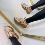 STEVE MADDEN SPECTATOR-*R* SNEAKER 3240 BRONZE GOLD/SILVER