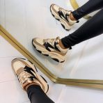 STEVE MADDEN PROGRESSIVE SNEAKER 0096 KHAKI/BLACK