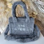 FAKE FUR TOTE BAG H3235 GREY