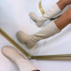 FANNY ZIP BOOT XJ-976 BEIGE