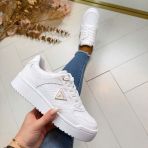 GUESS ALLOVER LOGO SNEAKER FLJMI6FAL12 WHITE