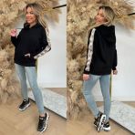 GUESS CARLA HOODED SWEATER V4YQ11 KB3P2 JBLK BLACK