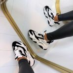 STEVE MADDEN POSSESSION SNEAKER 4652 ICE WHT BLK