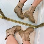 SUEDINE BEARY BOOT BM133 KHAKI *WEB ONLY*