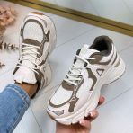 ALISSA SNEAKER C3941 BEIGE/BROWN**