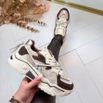 DWRS JUPITER SNEAKER J5554C-107 OFF WHITE/DRK BROWN
