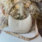 VALENTINO BAGS ALEXIA HOBO MOON BAG A808 ECRU