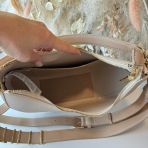 VALENTINO BAGS ALEXIA HOBO MOON BAG A808 ECRU