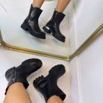 *SALE* LETTER BOOT LH207 BLACK