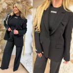 UNIQUE THE LABEL NOVEE BLAZER DEEP BLACK