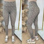 GUESS PEONY LOGOMANIA LEGGING V5YB18MC03W P8HI TAUPE