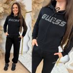 GUESS PRIMULA RHINESTONES VEST V5GQ10KCRP0 JBLK BLACK
