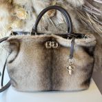 GUESS MAVIS SATCHEL BAG FG967407 ESPRESO MULTI