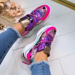 DWRS JUPITER TEDDY SNEAKER J5554C-59 NEON PINK/PURPLE