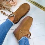 REAL LEATHER UGIE BOOT JB-1924 CAMEL