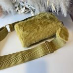 FAKE FUR PHONEBAG Q3216 YELLOW