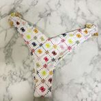 GUESS BEACH BIKINI BOTTOM E6GO23MC04R PMKY WHITE (BROEKJE)