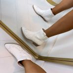 *SALE* SARA COWBOY BOOT DES668-*1* WHITE/PU