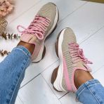 STEVE MADDEN SNEAKER MAC-E 0019 BLUSH/SAND