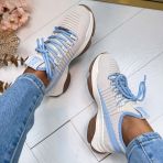 STEVE MADDEN SNEAKER MAC-E 0019 BLU PEARL