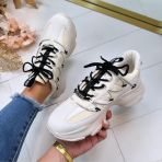 STEVE MADDEN SNEAKER MAGNETO-E 0119 OFFWHITE/BEIGE GREY