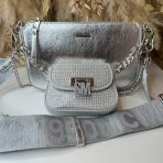 STEVE MADDEN CROSSBODY BAG BNAIM-R 1551 SILVER