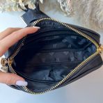 STEVE MADDEN BBANKS CROSSBODY BAG 1126 BLACK/GOLD