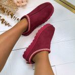 SUEDINE INSTAP PANTOFFEL S580 WINE