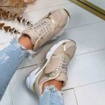 GUESS LOGO SNEAKER FLTIBIELE12 SAND