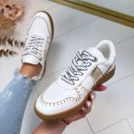 LA STRADA PRETTY SNEAKER 2401870-1043 WHITE/GOLD PU