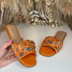 **SALE** JULIA CROSS OVER SLIPPER 0720 ORANGE *WEB ONLY*