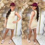 GUESS SUMMER SHORT DRESS V6GK04Z0648 G1V1 TAUPE