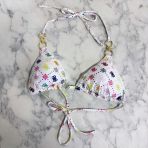 GUESS BEACH TRIANGLE BIKINI TOP E6GJ37MC04R RMKY WHITE