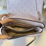 GUESS ANISE CONVERTIBLE XBODY FLAP BAG PD991621 LIGHT ROSE LOGO