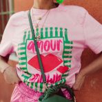 PINNED BY K AMOUR T-SHIRT PINK