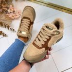 GUESS TEDDY COGNAC SNEAKER FLFM17FUR12 NATU