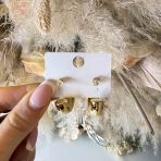 BIG CIRCLE EARRING GOLD