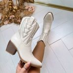 *SALE* PRINTY BOOT T-288 BEIGE
