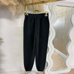 GUESS BERTHE CUFFED JOGGER PANTS V6RB01KCAY2 BLACK