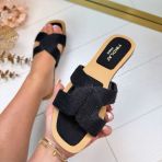 *SALE* GLAMMY SLIPPER X5-352 BLACK
