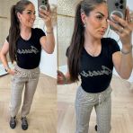 GUESS 4G AOP LONG PANTS V5YB14WHFU0 FJ8F CHAMPAGNE