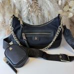 STEVE MADDEN BGREED BAG BLACK/GOLD
