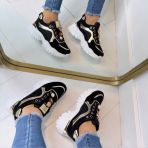 *SALE* BEDEL SNEAKER YY-151 BLACK *WEBONLY*